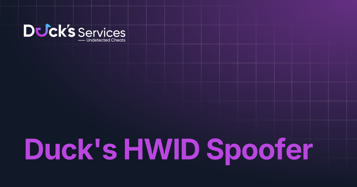 Duck's HWID Spoofer | Docs